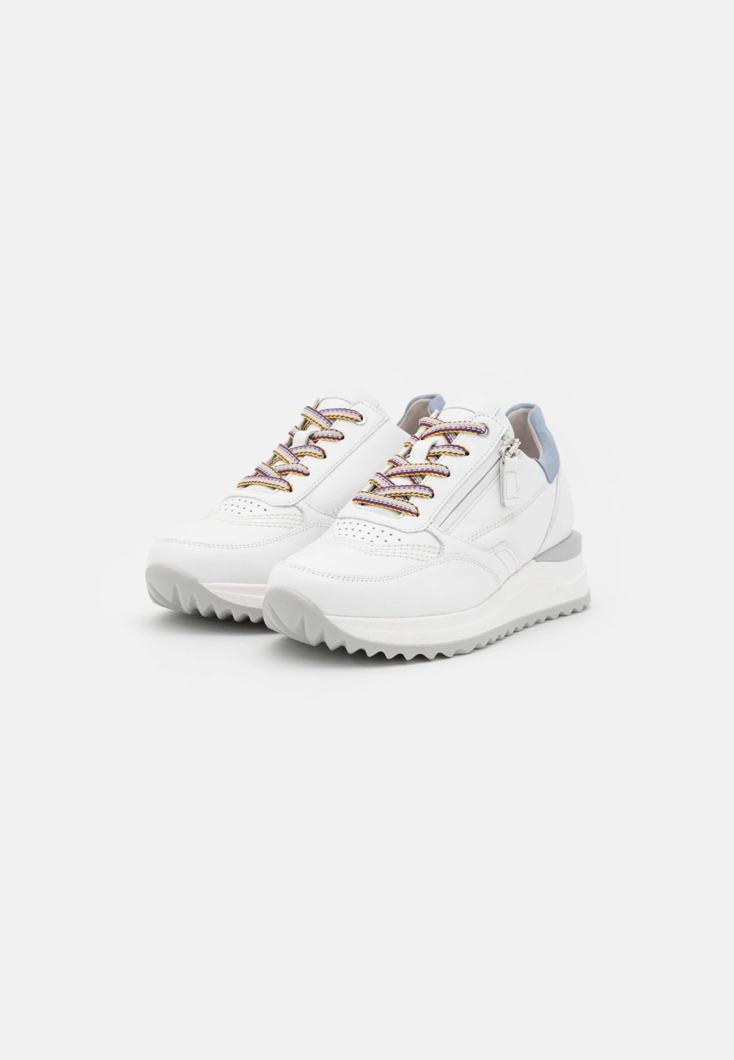 Gabor Comfort Sneakers Laag - Weiss/Lagun 3 Gabor Comfort Sneakers Laag - Weiss/Lagun - Afbeelding 3