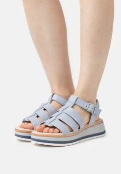 Gabor Comfort Sandalen Met Plateauzool - Sky