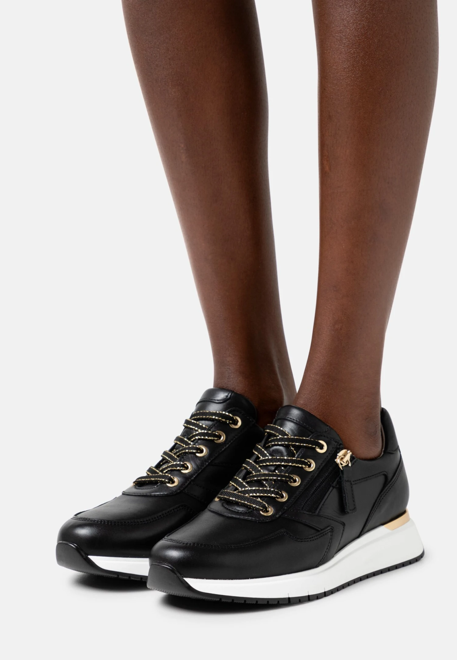 Gabor Comfort Sneakers Laag - Schwarz/Gold 1 Gabor Comfort Sneakers Laag - Schwarz/Gold