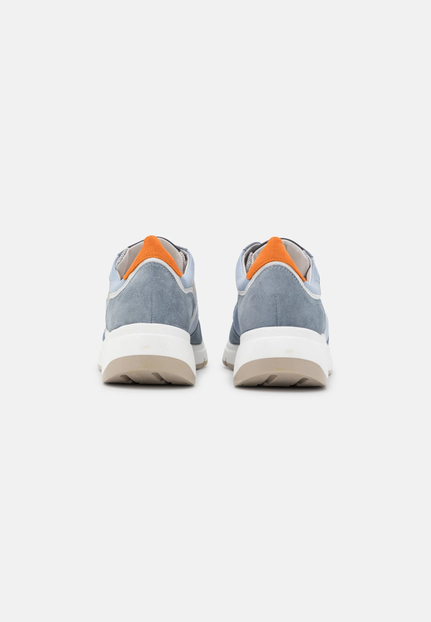 Gabor Comfort Sneakers Laag - Grau/Cielo/Orange 4 Gabor Comfort Sneakers Laag - Grau/Cielo/Orange - Afbeelding 4