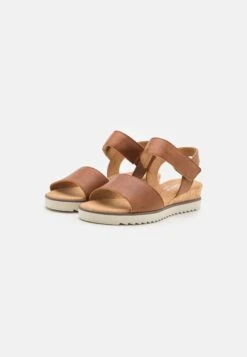 Gabor Comfort Sandalen Met Sleehak - Cognac -Gabor comfort Store 38e6992740bf4f7b8d7f38f52a7390d6
