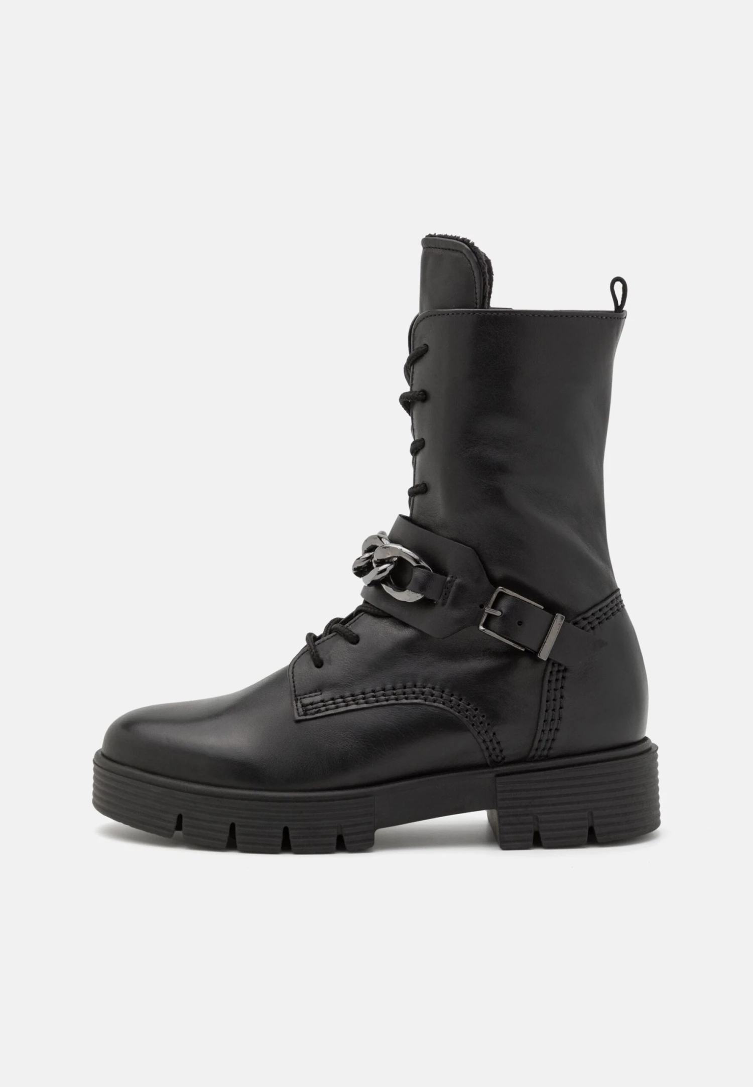 Gabor Comfort Enkellaarsjes Met Plateauzool - Schwarz 2 Gabor Comfort Enkellaarsjes Met Plateauzool - Schwarz - Afbeelding 2