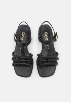 Gabor Comfort Sandalen - Schwarz/Gold -Gabor comfort Store 7d6a6ad5f64c42629920cc996aee96fb