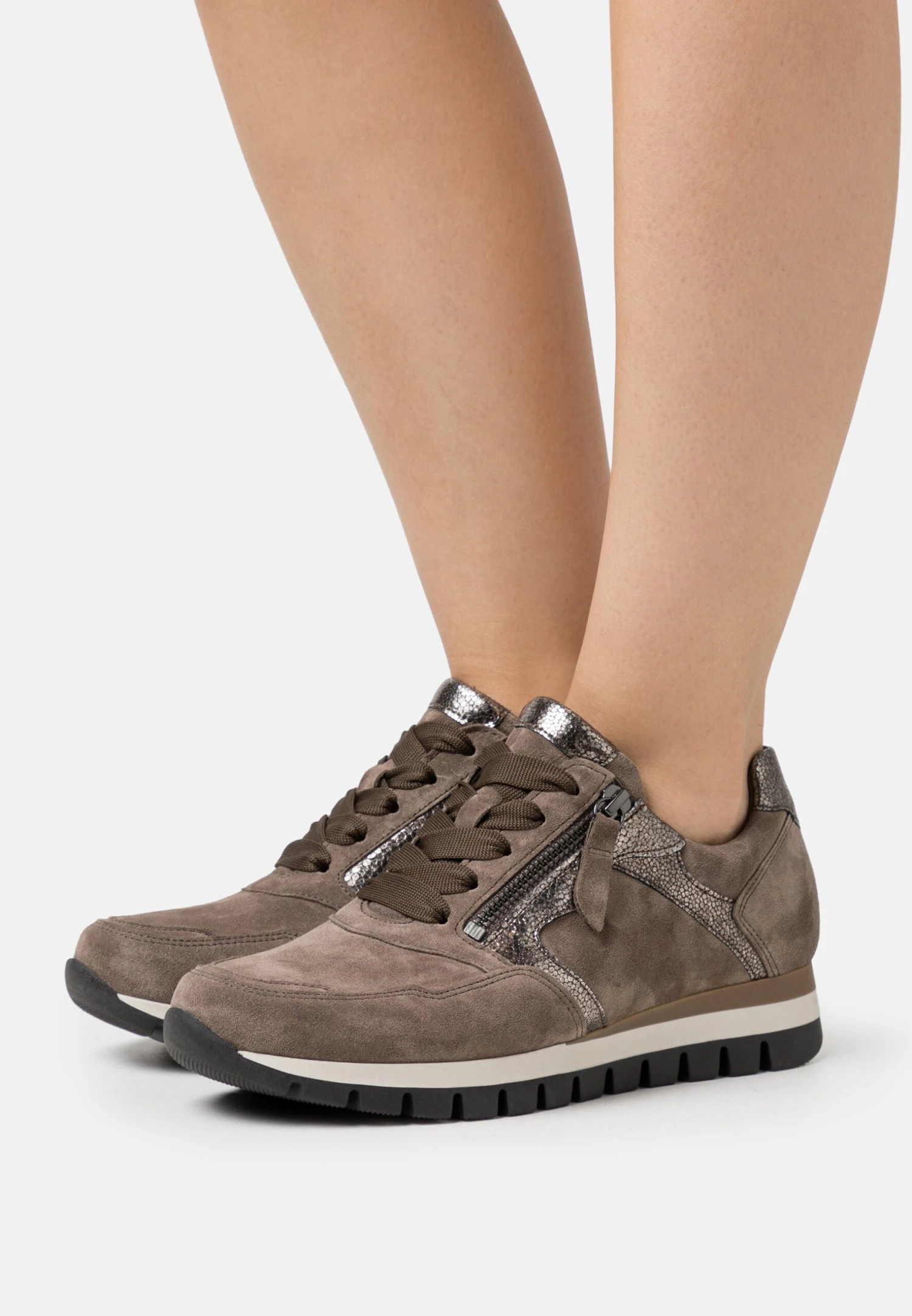 Gabor Comfort Sneakers Laag - Mohair/Bronce 1 Gabor Comfort Sneakers Laag - Mohair/Bronce