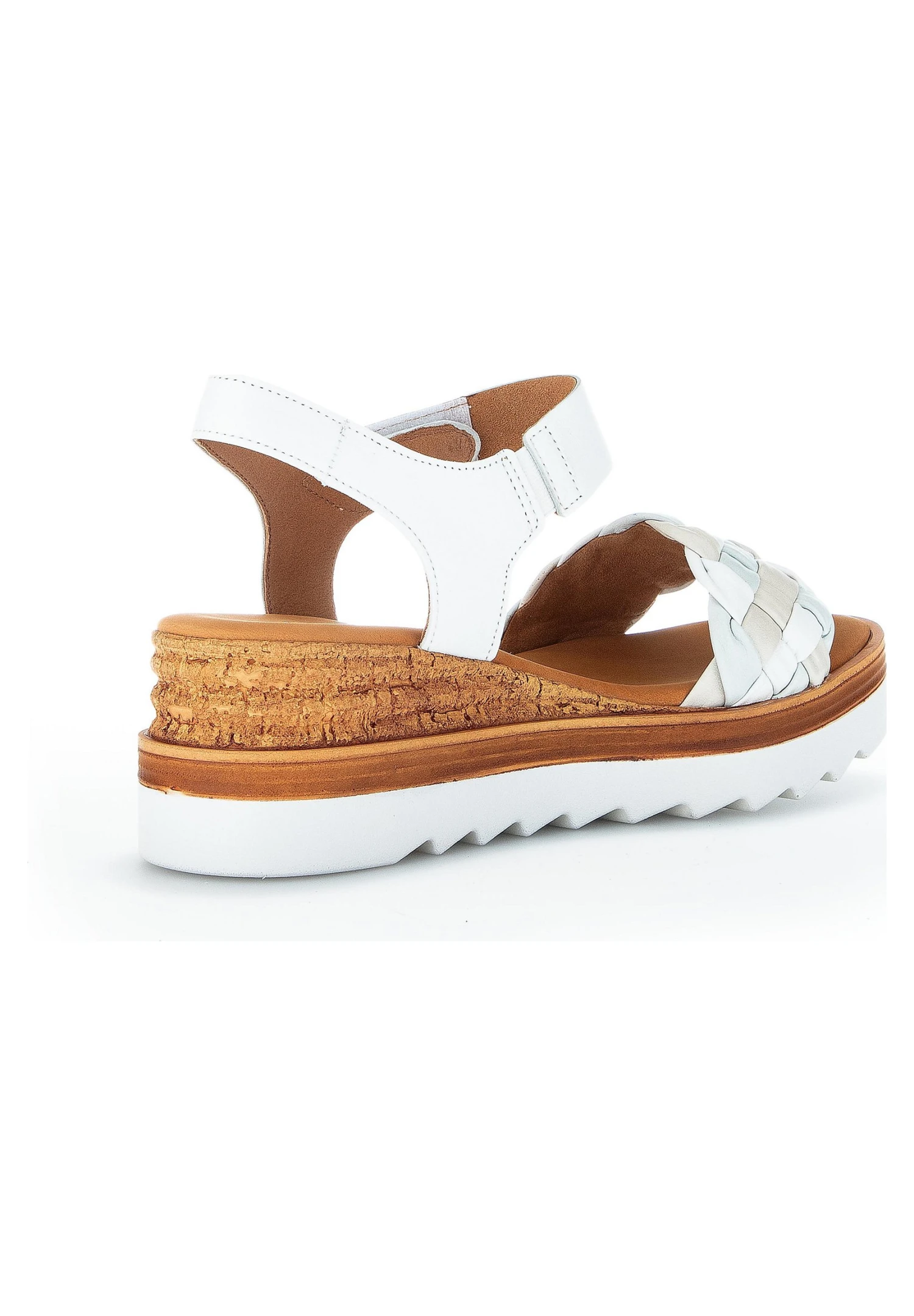Gabor Comfort Sandalen Met Plateauzool - Weiss/Ltmint/Creme 2 Gabor Comfort Sandalen Met Plateauzool - Weiss/Ltmint/Creme - Afbeelding 2