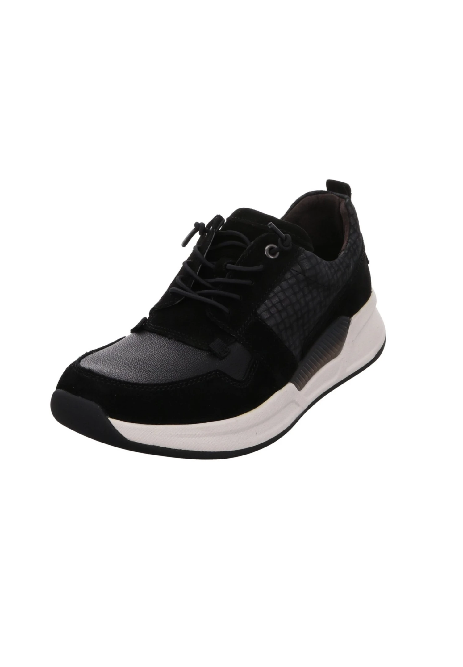Gabor Comfort Rollingsoft- Sneakers Laag - Schwarz 2 Gabor Comfort Rollingsoft- Sneakers Laag - Schwarz - Afbeelding 2