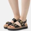 Gabor Comfort Sandalen Met Plateauzool - Schwarz/Gold 12 Gabor Comfort Sandalen Met Plateauzool - Schwarz/Gold -Gabor comfort Store bf8356c3894e4ac88513c90e28f22467
