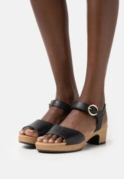 Gabor Comfort Clogs - Schwarz/Gold