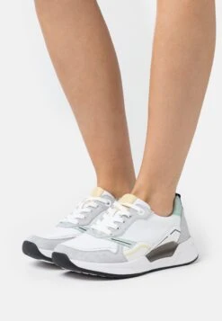 Gabor Comfort Sneakers Laag - Weiss/Light Grey Kombi