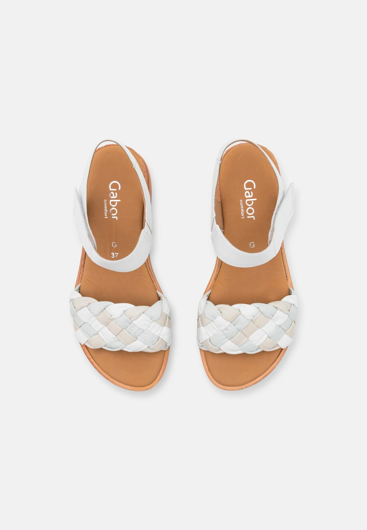 Gabor Comfort Sandalen Met Plateauzool - Bianco/Light Mint/Crem 6 Gabor Comfort Sandalen Met Plateauzool - Bianco/Light Mint/Crem - Afbeelding 6