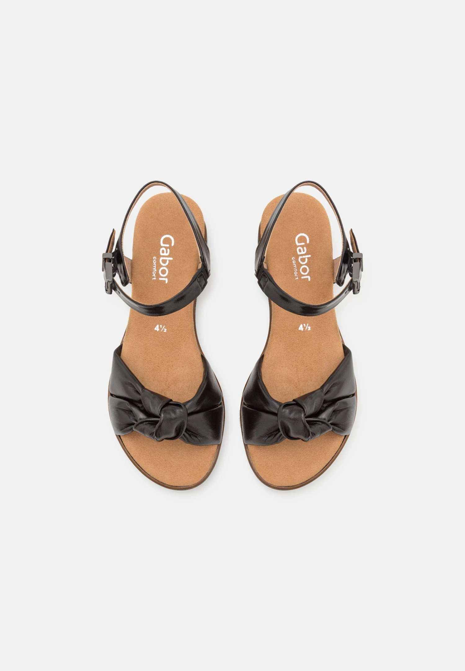 Gabor Comfort Sandalen Met Sleehak - Schwarz 6 Gabor Comfort Sandalen Met Sleehak - Schwarz - Afbeelding 6