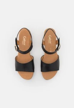 Gabor Comfort Clogs - Schwarz/Gold -Gabor comfort Store e66d835019794bfb8eb1c40e7b0b1caf