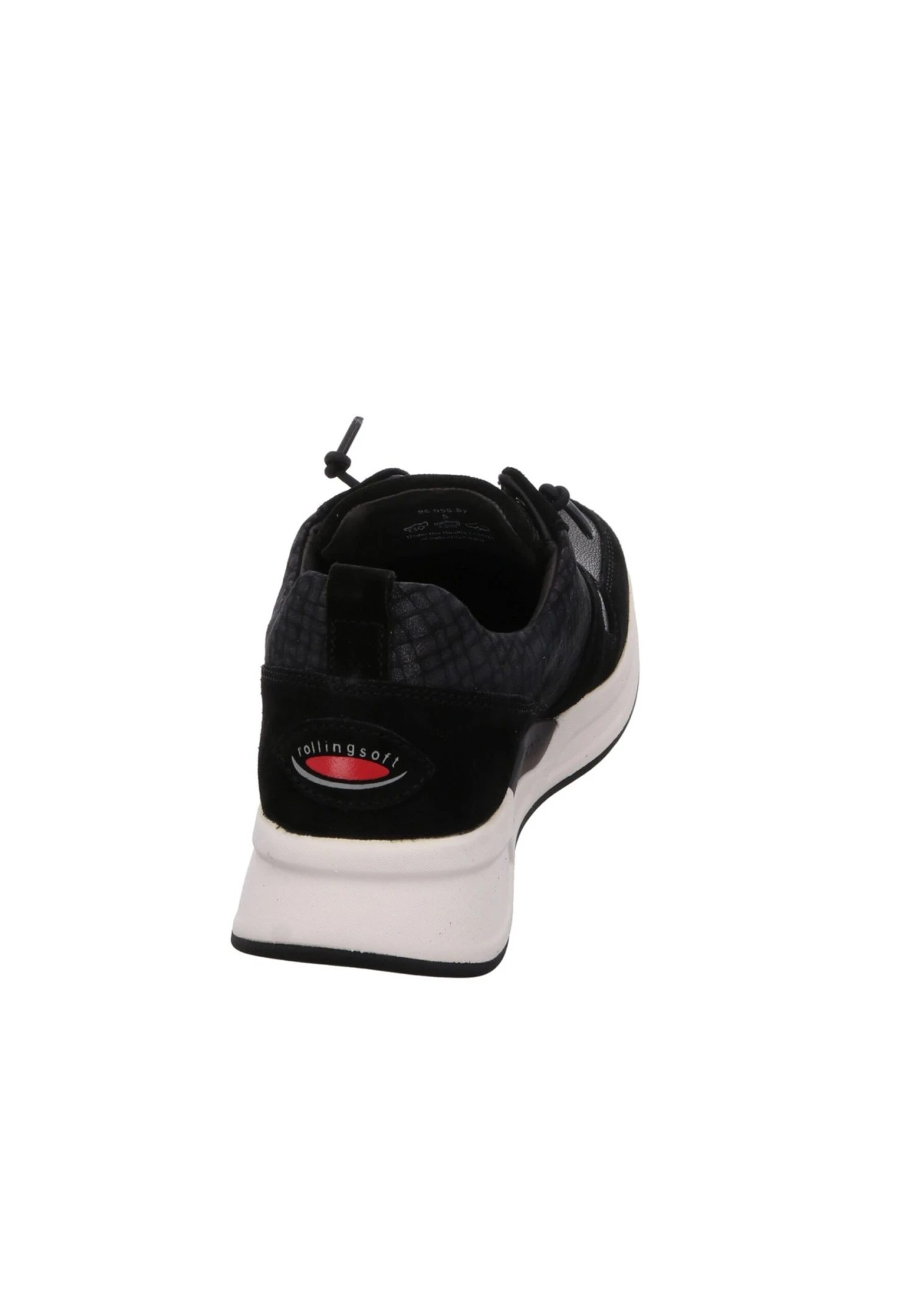 Gabor Comfort Rollingsoft- Sneakers Laag - Schwarz 4 Gabor Comfort Rollingsoft- Sneakers Laag - Schwarz - Afbeelding 4