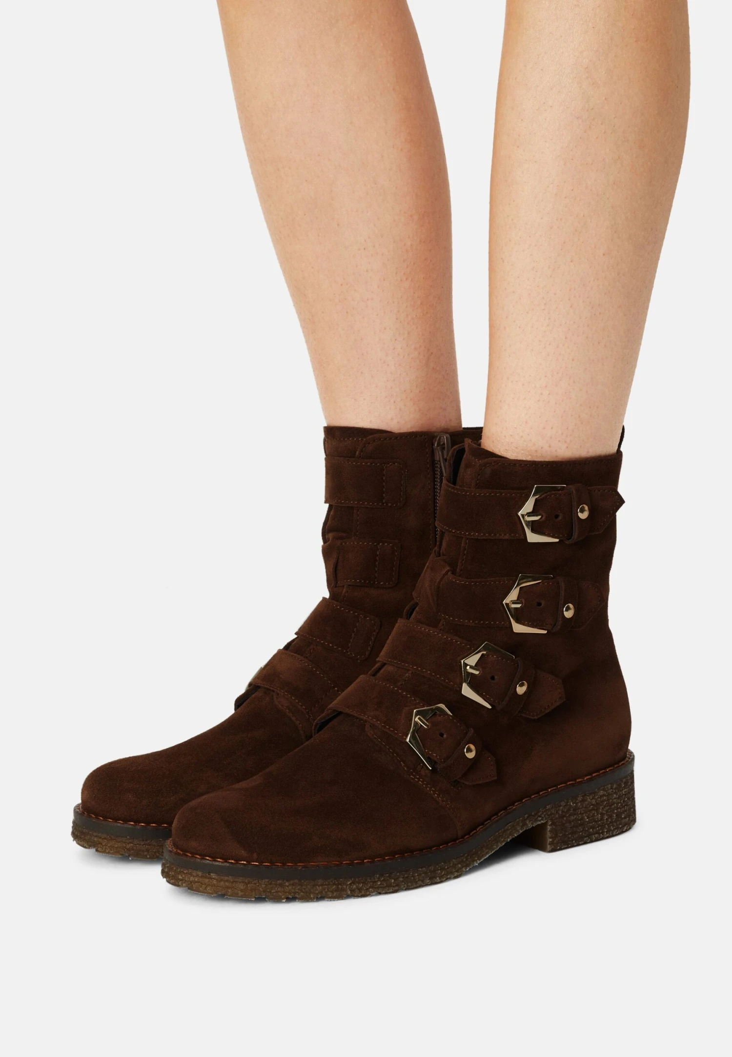 Gabor Comfort Korte Laarzen - Whisky/Gold 1 Gabor Comfort Korte Laarzen - Whisky/Gold